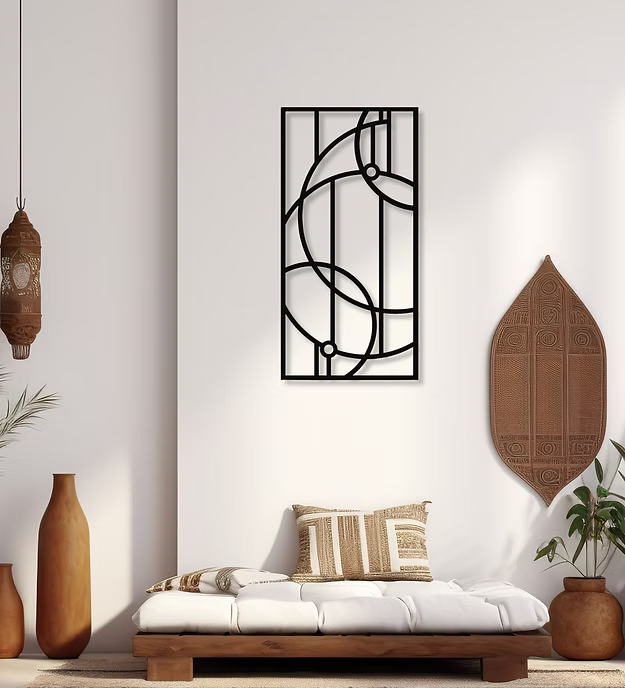 Rectangular Creative Pattern Panel