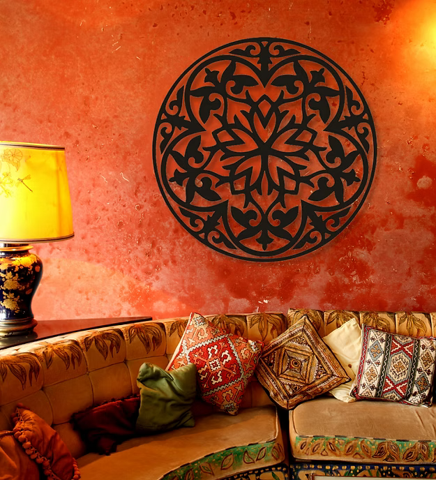 Round Creative Pattern Panel