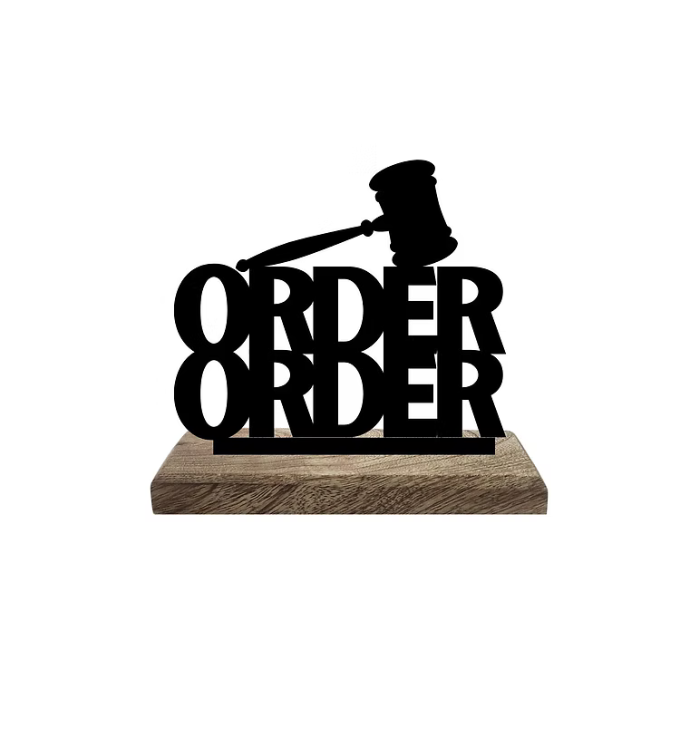 Lawyer's Pride Set of 2 Table Décor