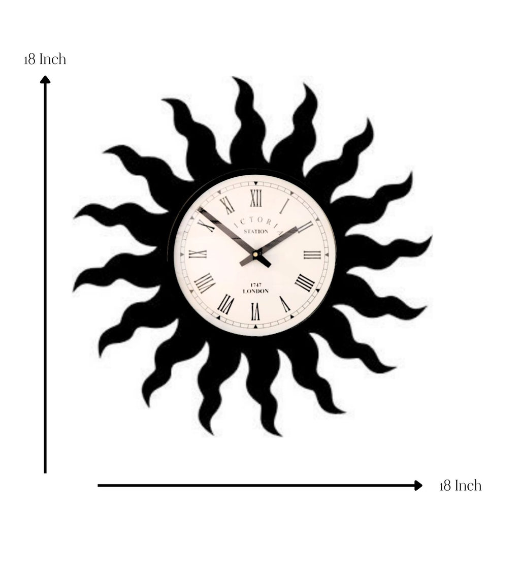Sun Wall Clock