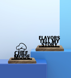 Chef Mode Set of 2 Table Décor