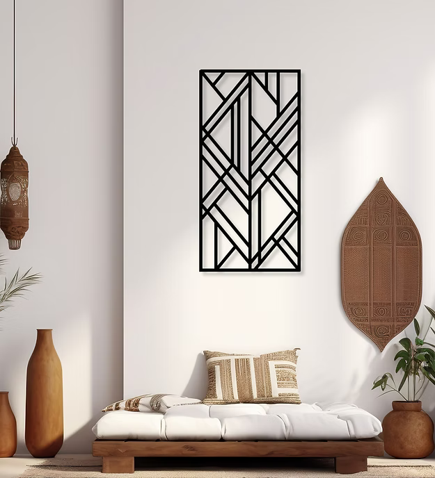 Rectangular Creative Pattern Panel