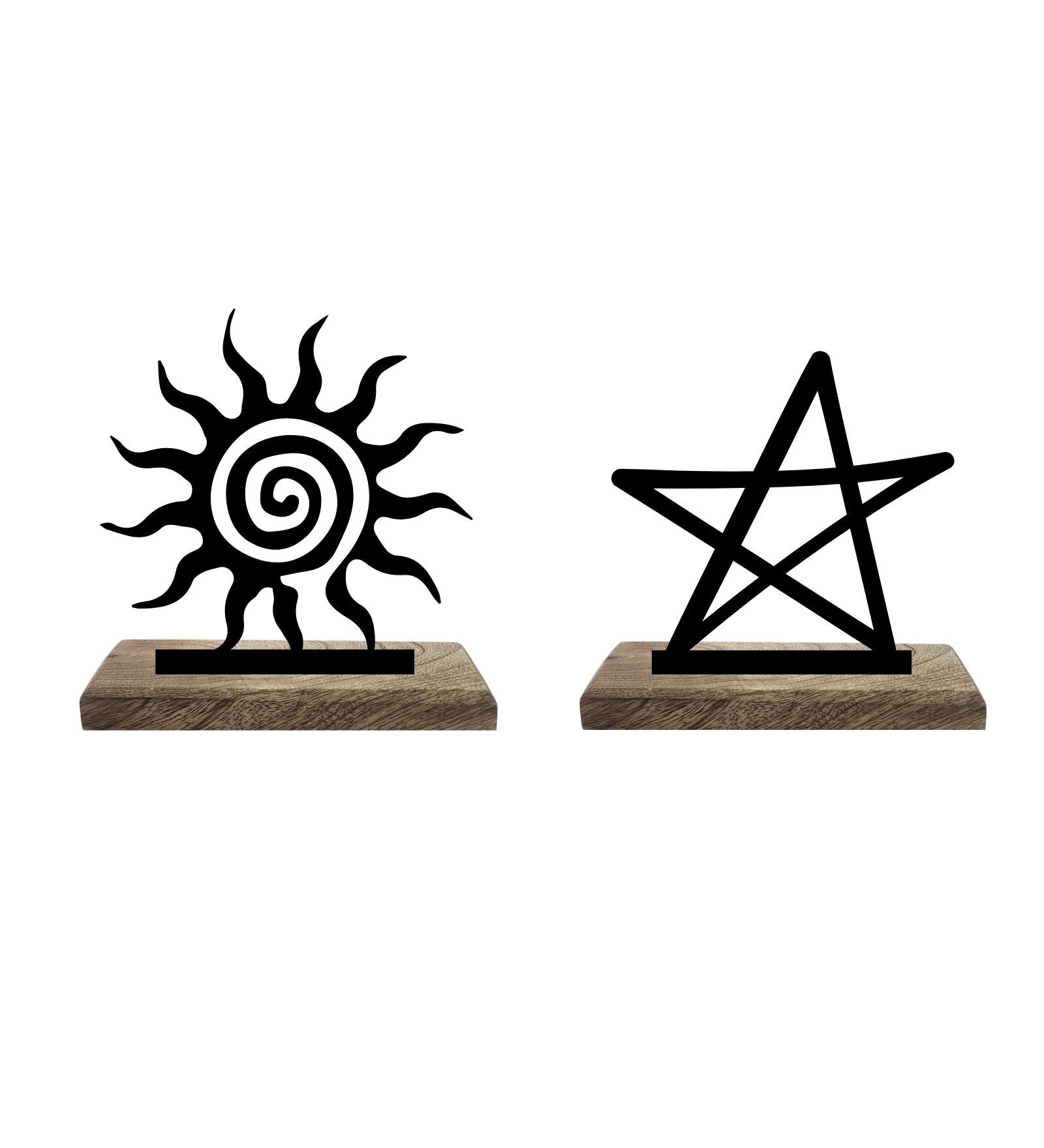 Stellar Radiance, Solar Brilliance Set of 2 Table Décor