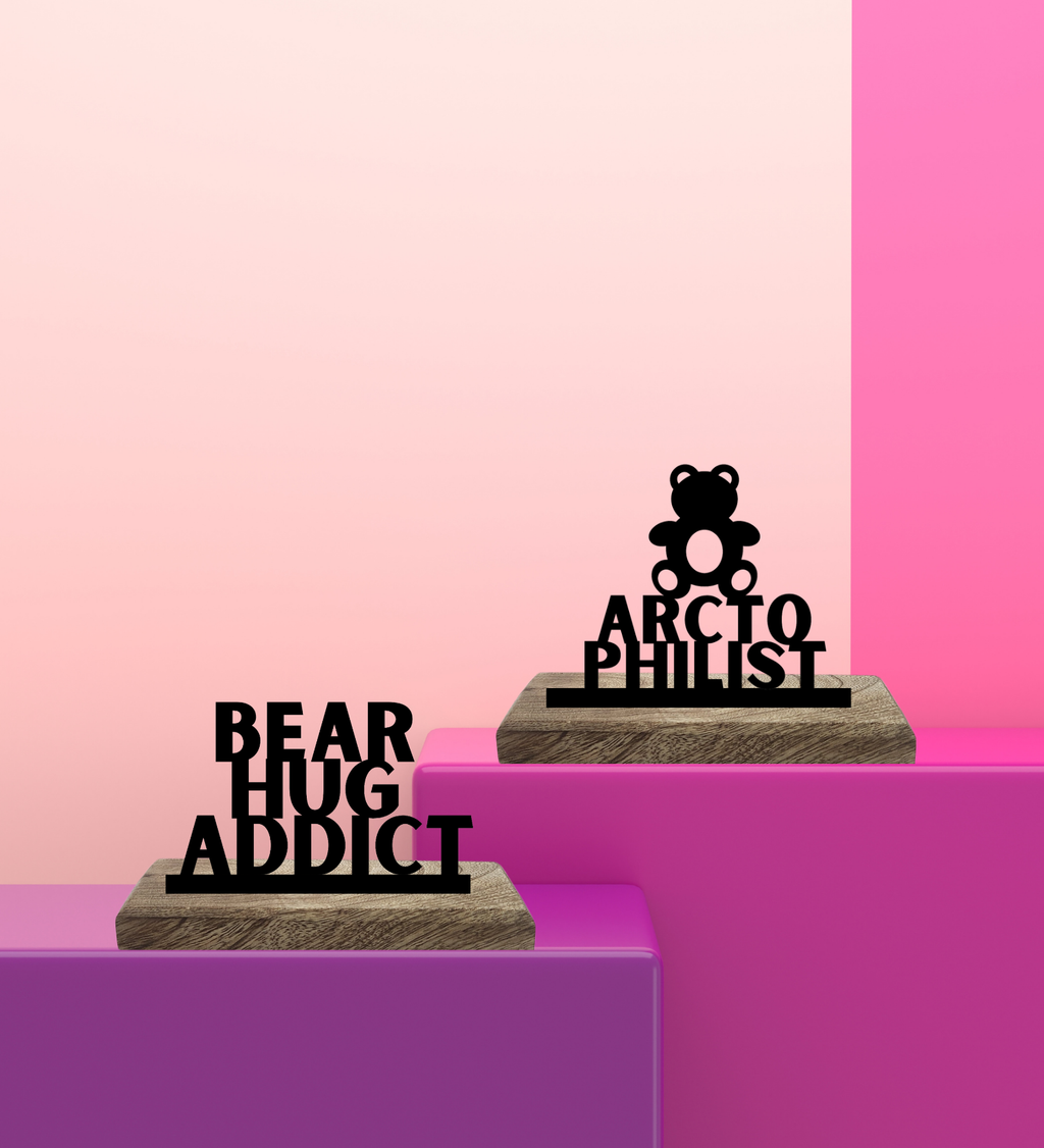 Arctophile Set of 2 Table Décor