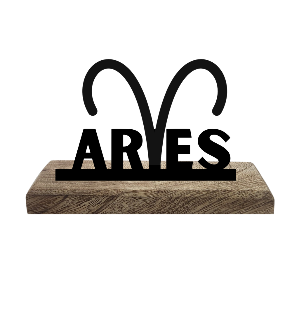 Aries Sun Sign Set of 2 Table Décor