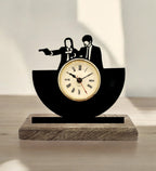 Pulp Fiction Iconic Black Table Clock