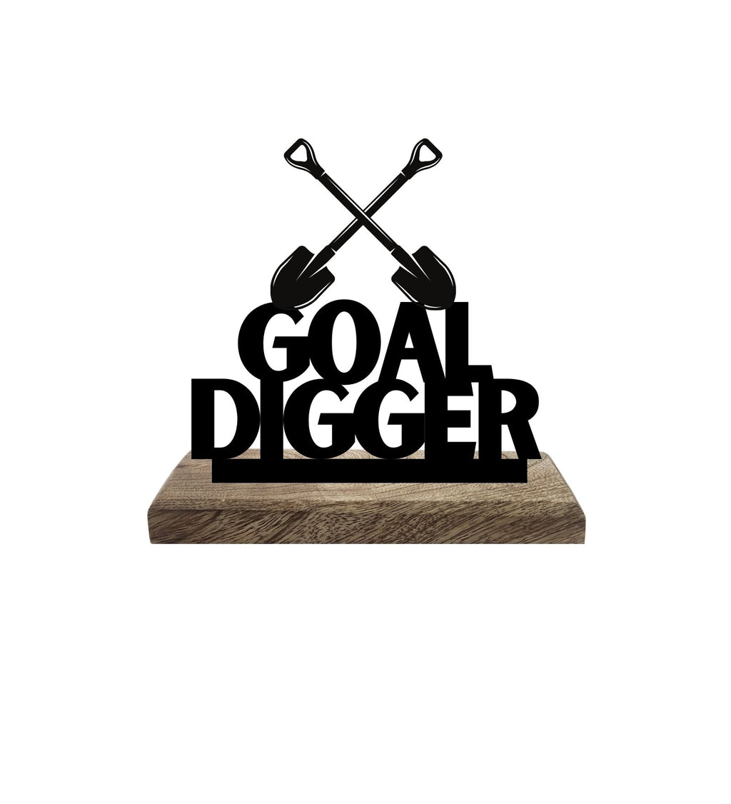 Rise Up, Goal Digger Set of 2 Table Décor