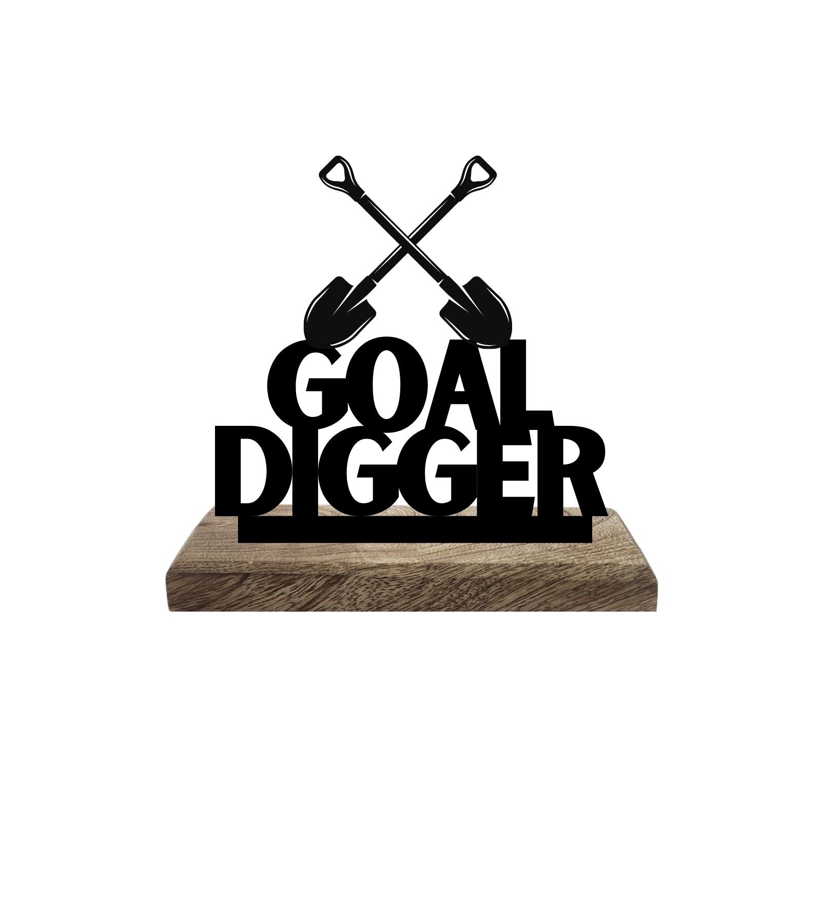Rise Up, Goal Digger Set of 2 Table Décor