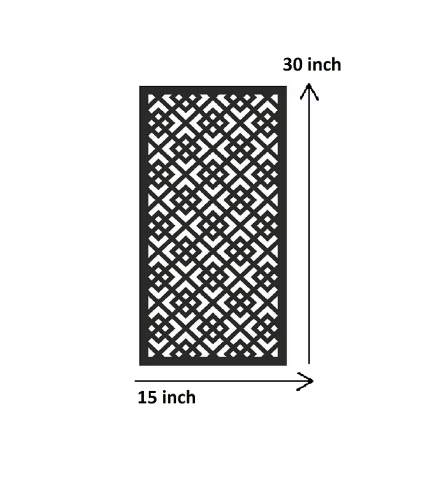 Rectangular Creative Pattern Panel