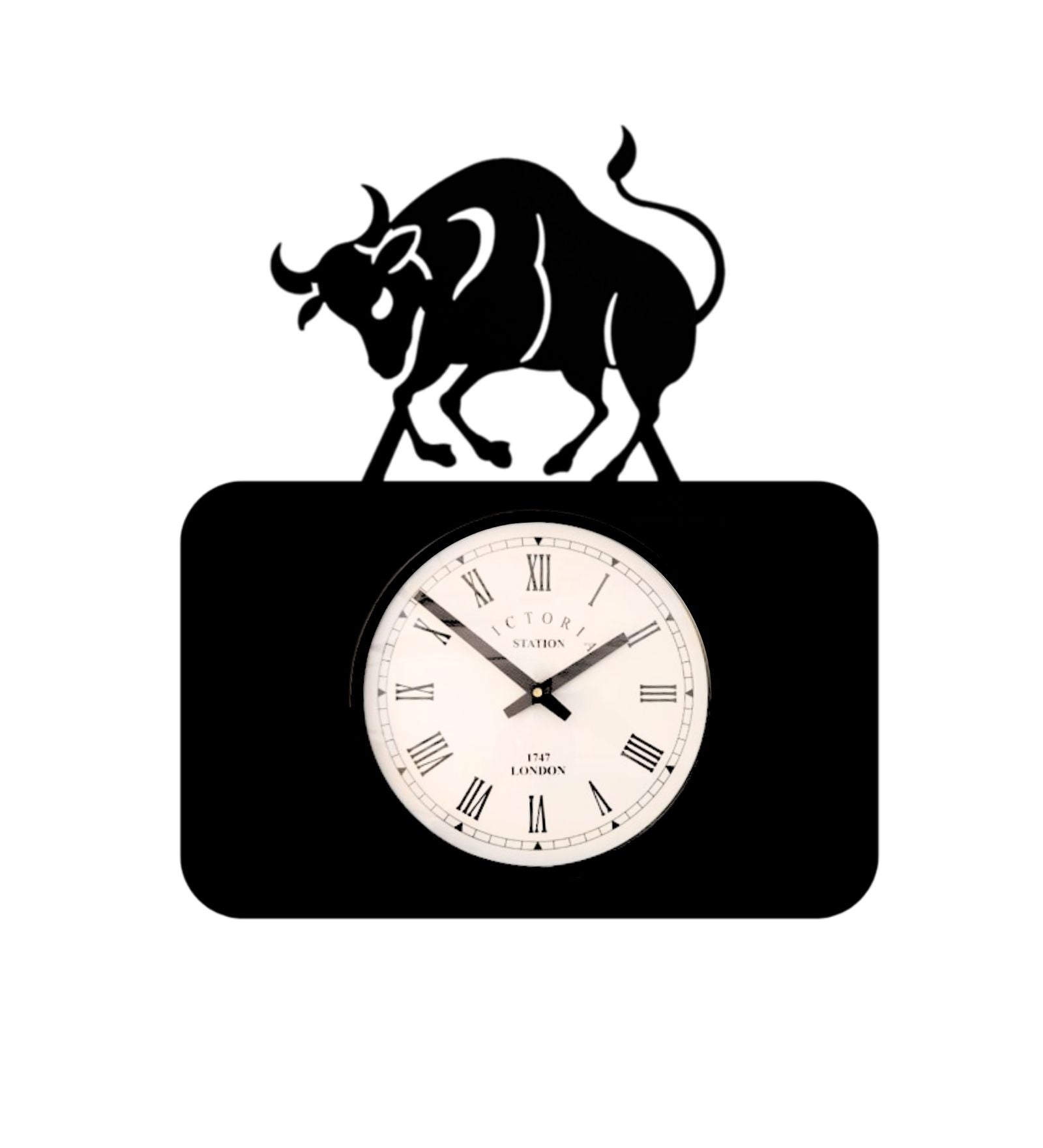 Taurus Zodiac Wall Clock