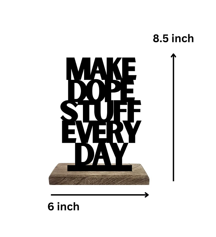 Dope Ideas, Daily Execution Set of 2 Table Décor