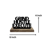 Strong Mind, Bold Execution Set of 2 Table Décor