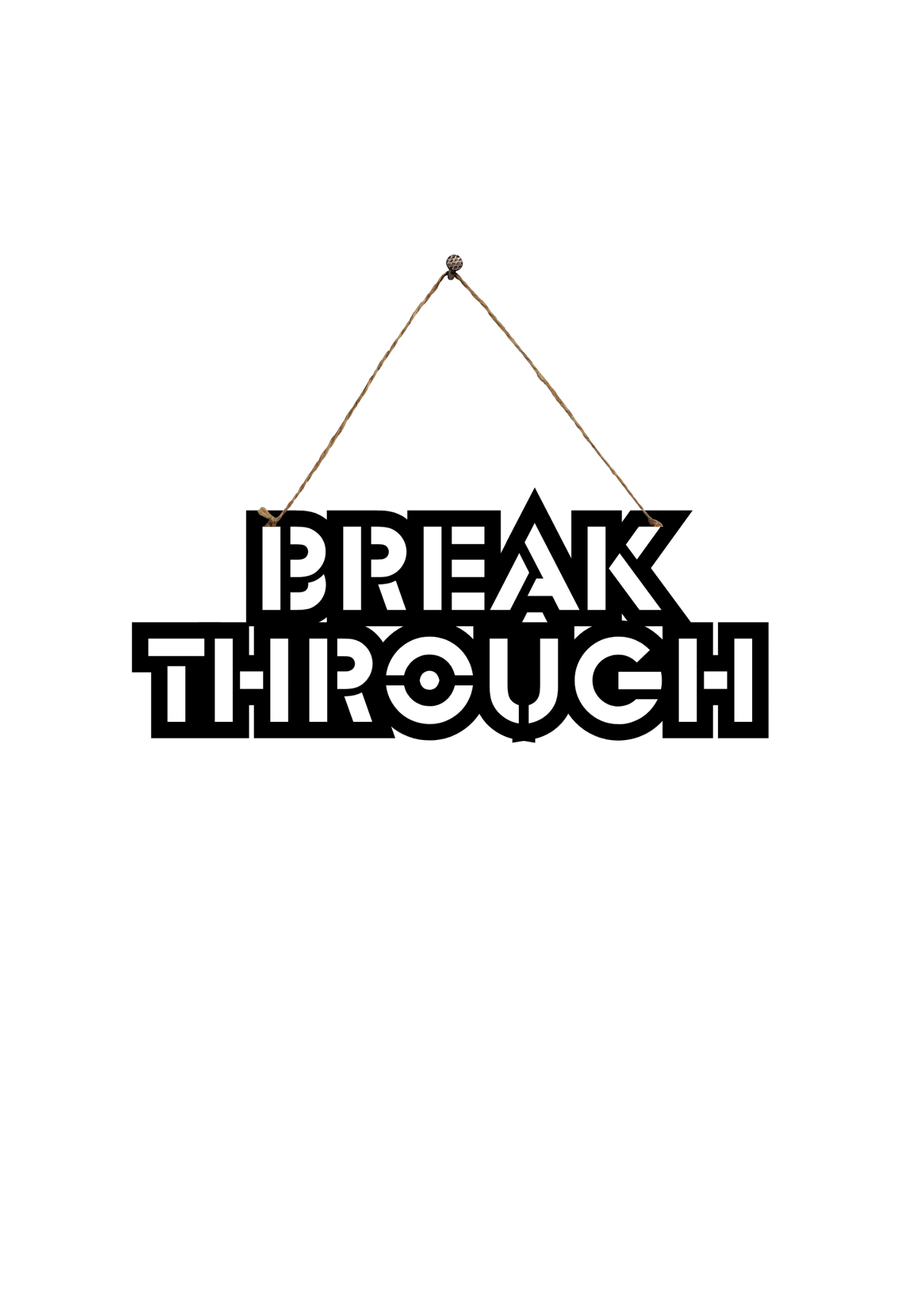 Breakthrough Metal Hanging