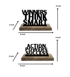 Think and Thrive Set of 2 Table Décor