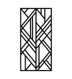 Rectangular Creative Pattern Panel