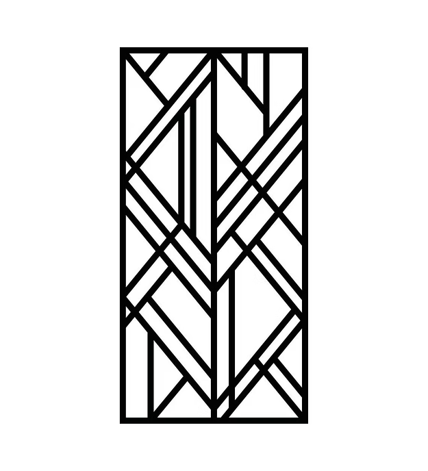 Rectangular Creative Pattern Panel