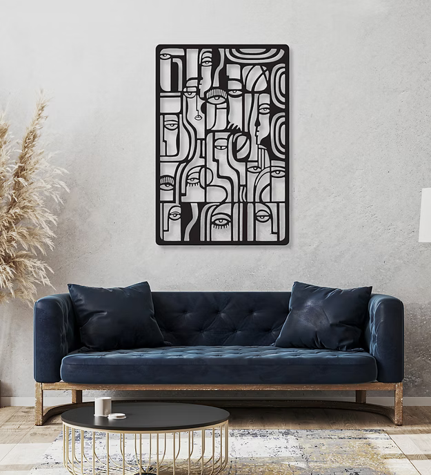 Artistic Abstract Faces