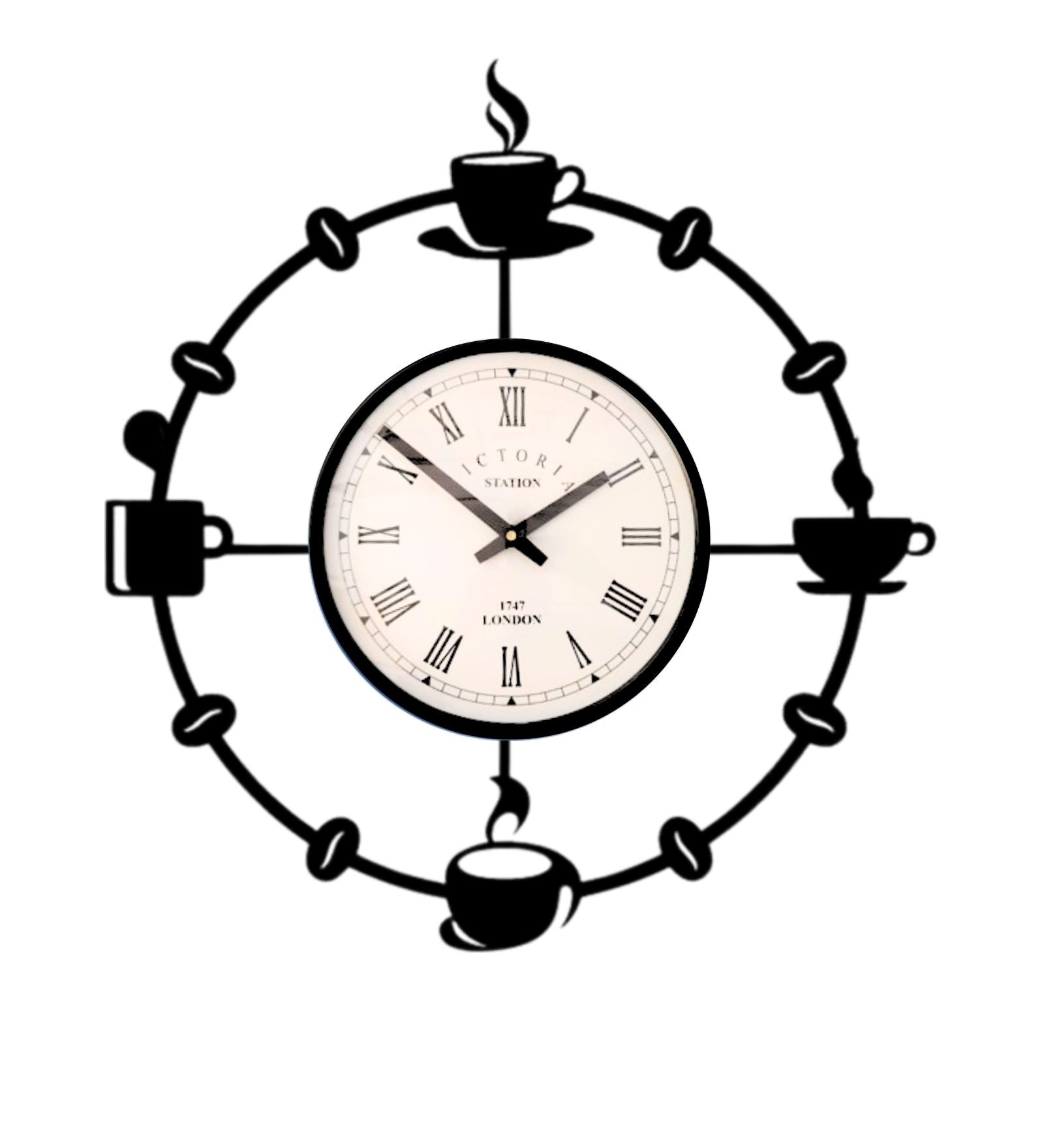 Coffee Time Wall Clock