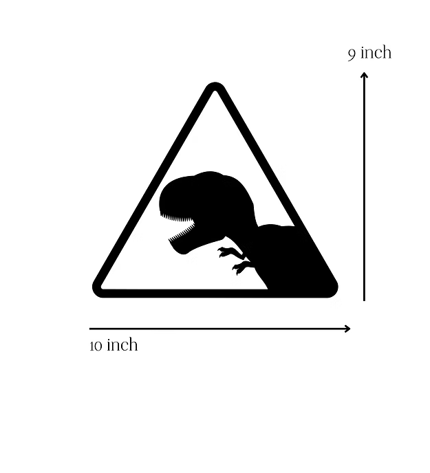 T-Rex Dino Metal Hanging