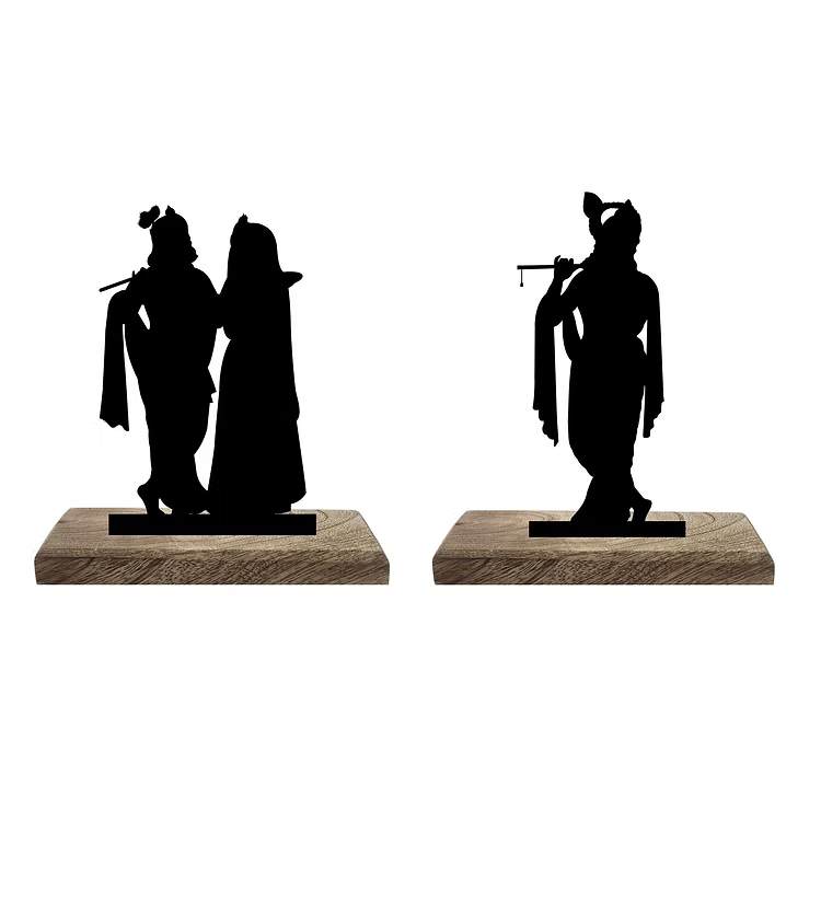 Radhe Krishna Set of 2 Table Décor
