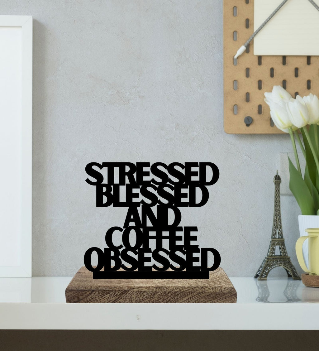 Caffeinated Comfort Set of 2 Table Décor