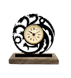 Game of Thrones Targaryen Black Table Clock