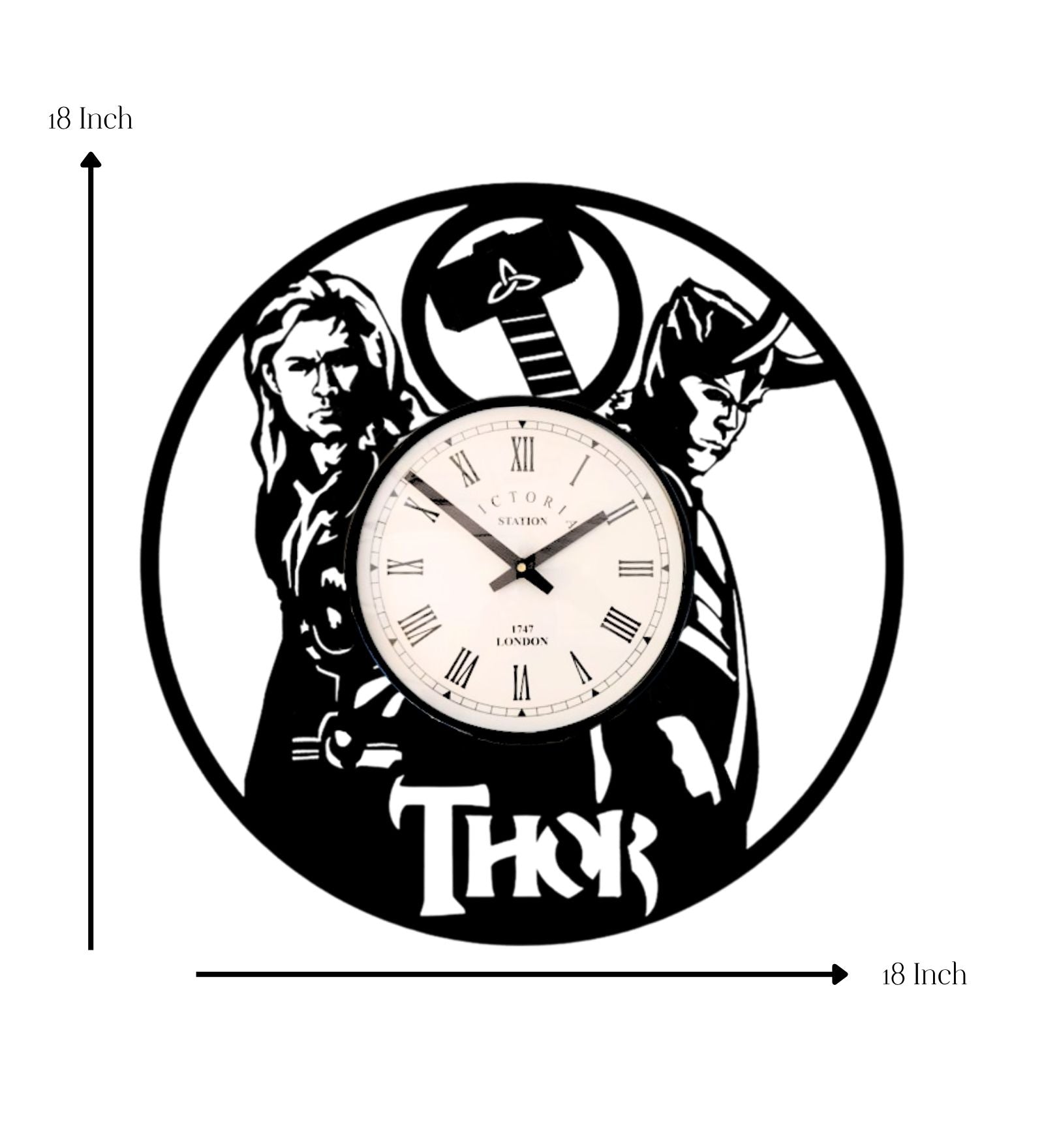 Thor Marvel Wall Clock