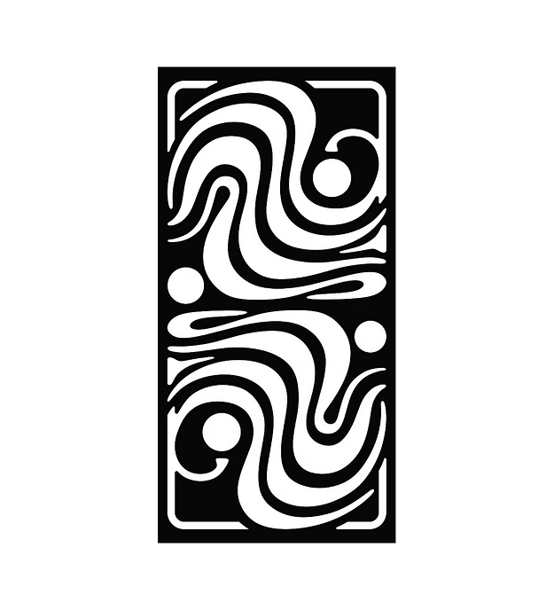 Rectangular Creative Pattern Panel