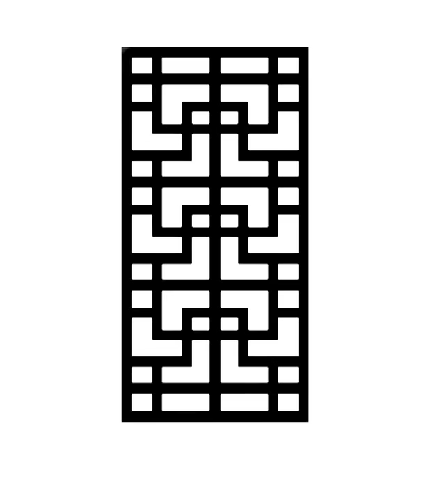 Rectangular Creative Pattern Panel
