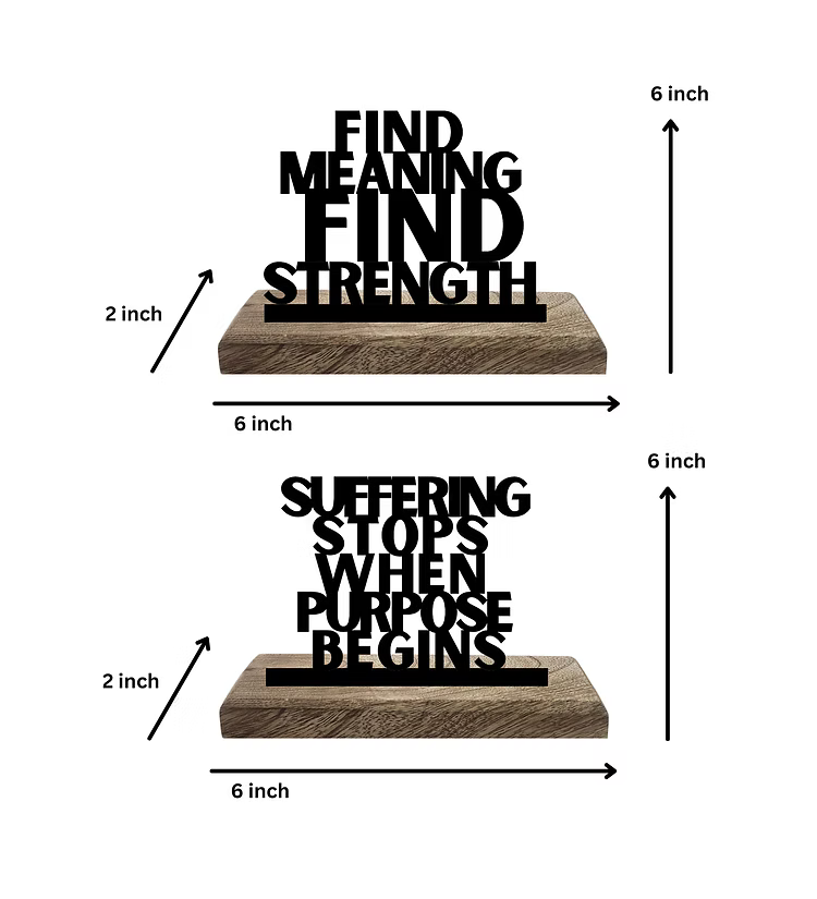 Thrive with Meaning Set of 2 Table Décor