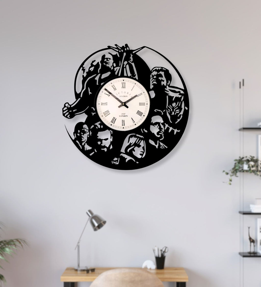 Thanos and Avengers Marvel Wall Clock