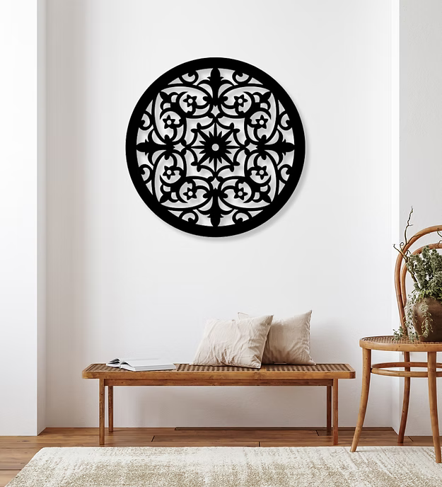 Round Creative Pattern Panel