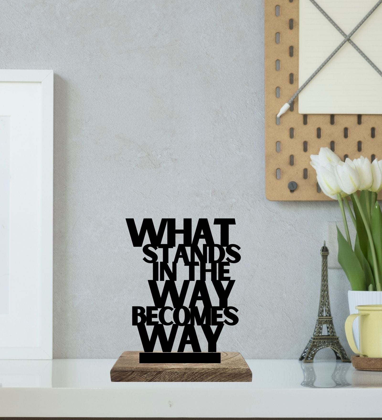 Short Life, Big Moves Set of 2 Table Décor