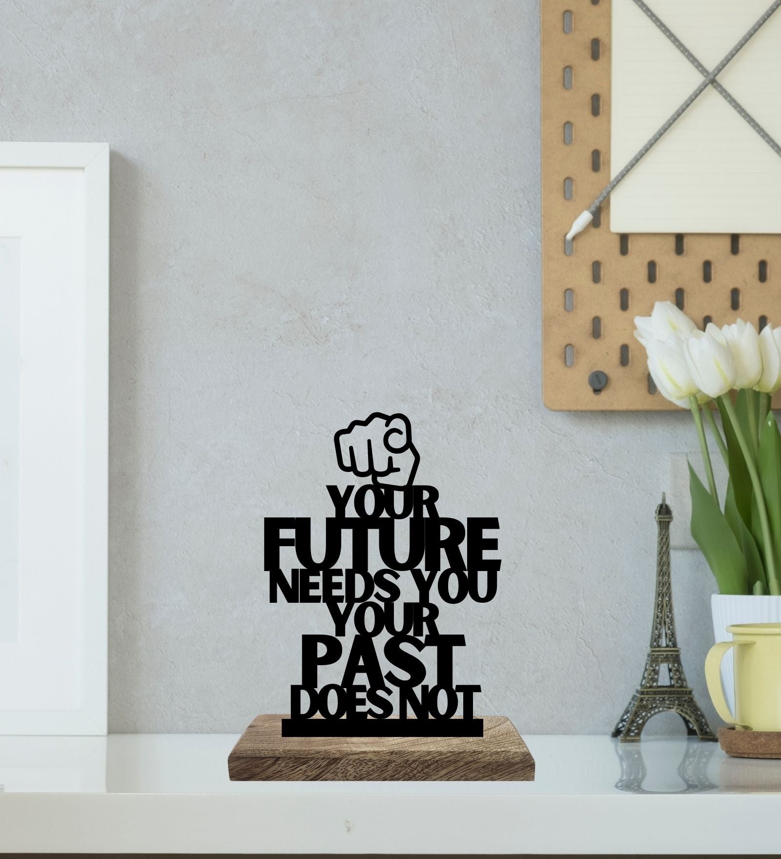 No Try, Only Do Set of 2 Table Décor