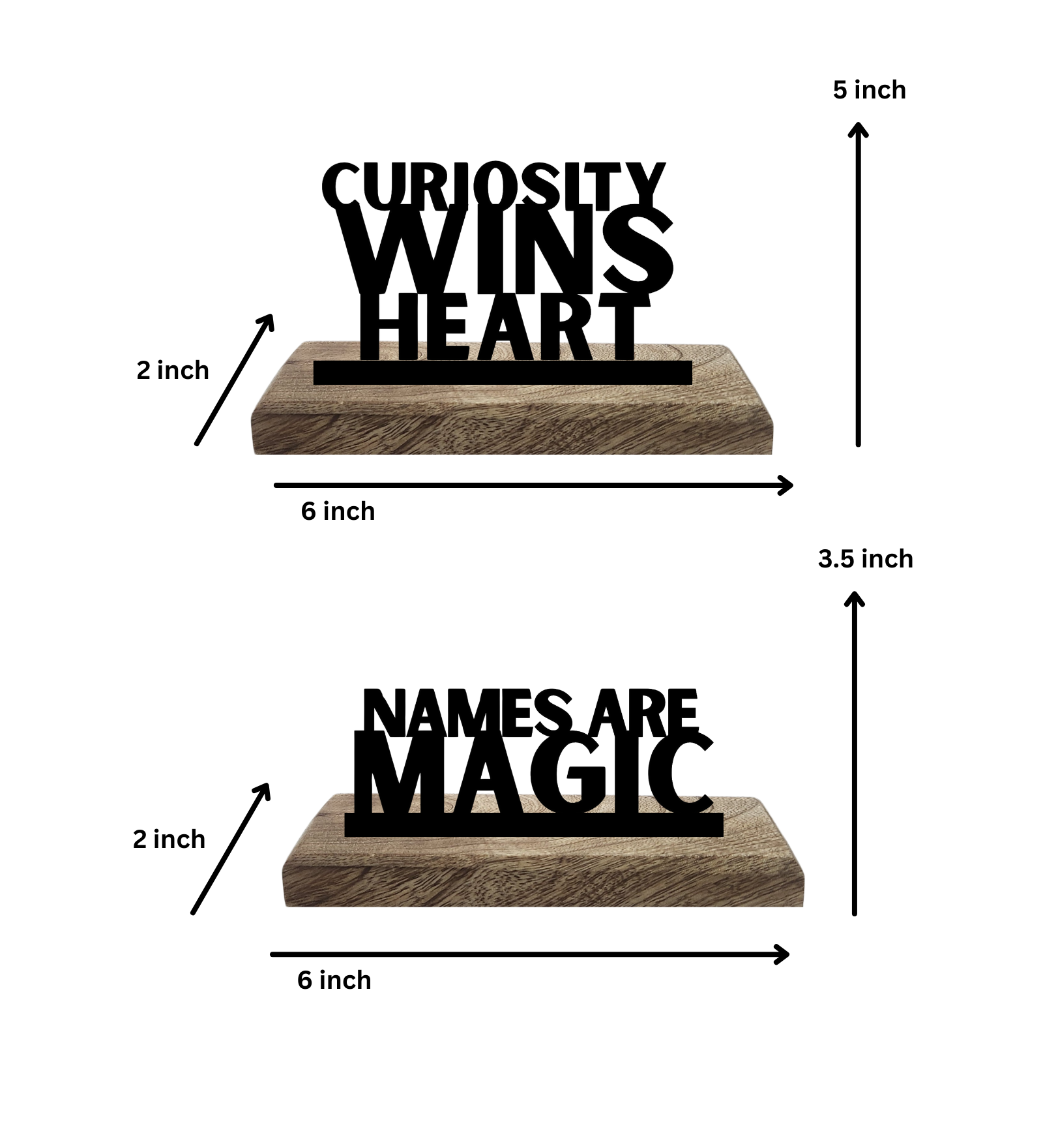 Enchant and Explore Set of 2 Table Décor