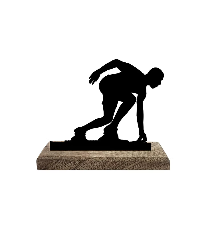 Thundering Athlete Set of 2 Table Décor
