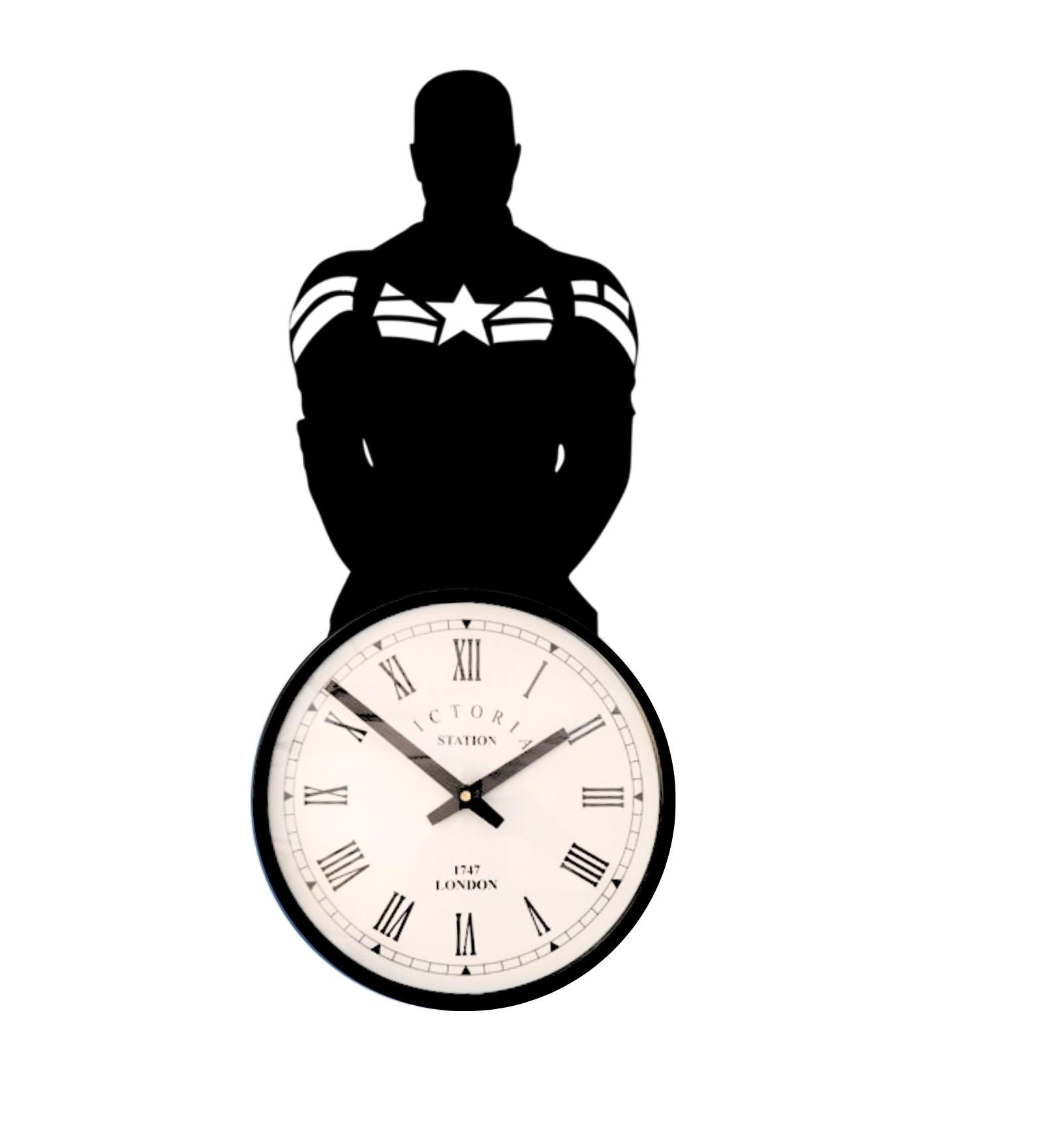 Captain America Marvel Wall Clock