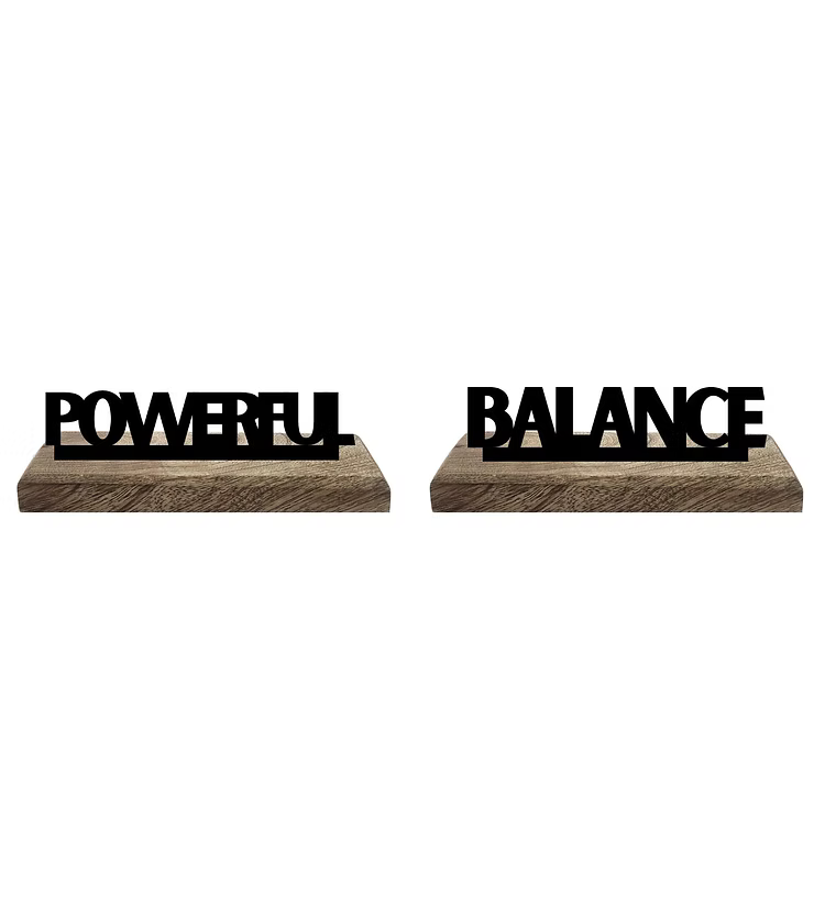 Dynamic Equilibrium Set of 2 Table Décor