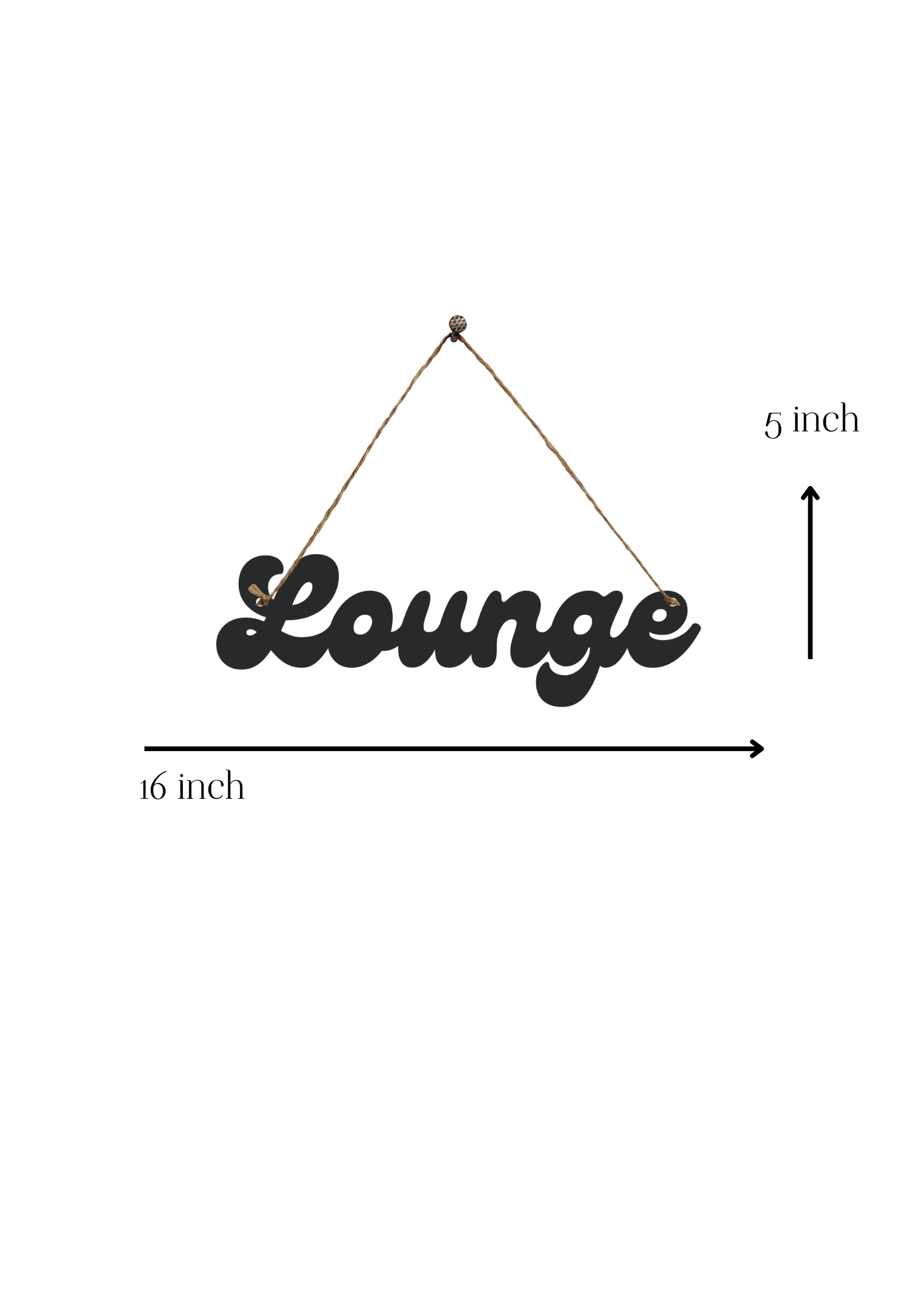 Lounge Metal Hanging