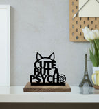 Eccentric & Adorable Psycho-Chic Set of 2 Table Décor
