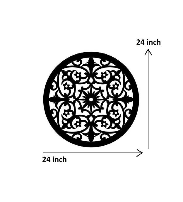 Round Creative Pattern Panel