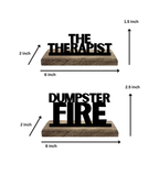Therapist vs Dumpster Fire