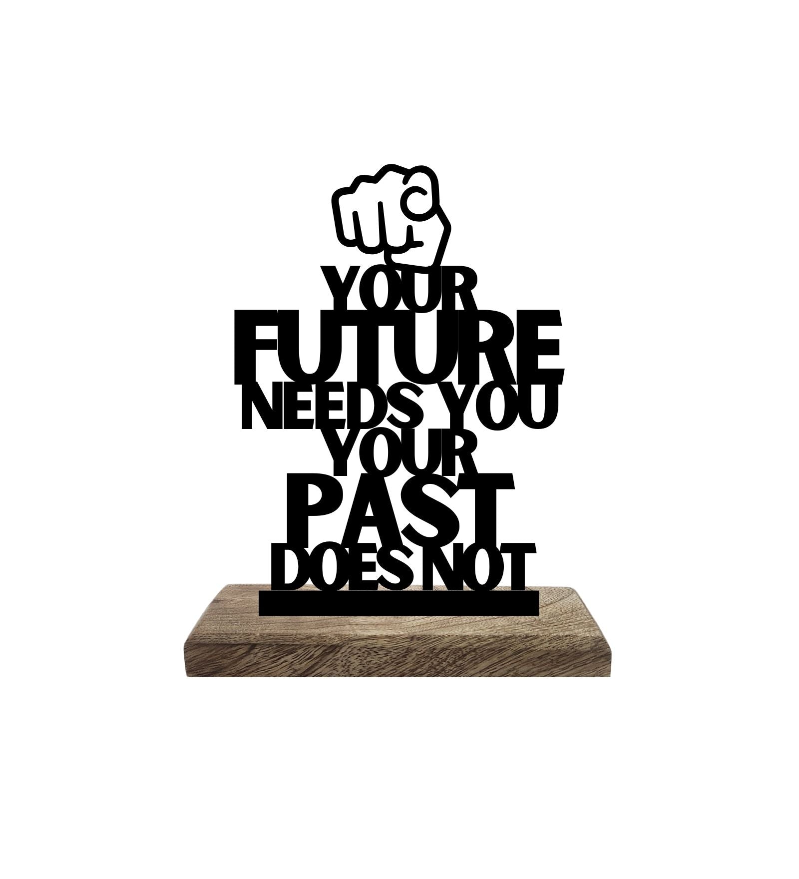 No Try, Only Do Set of 2 Table Décor