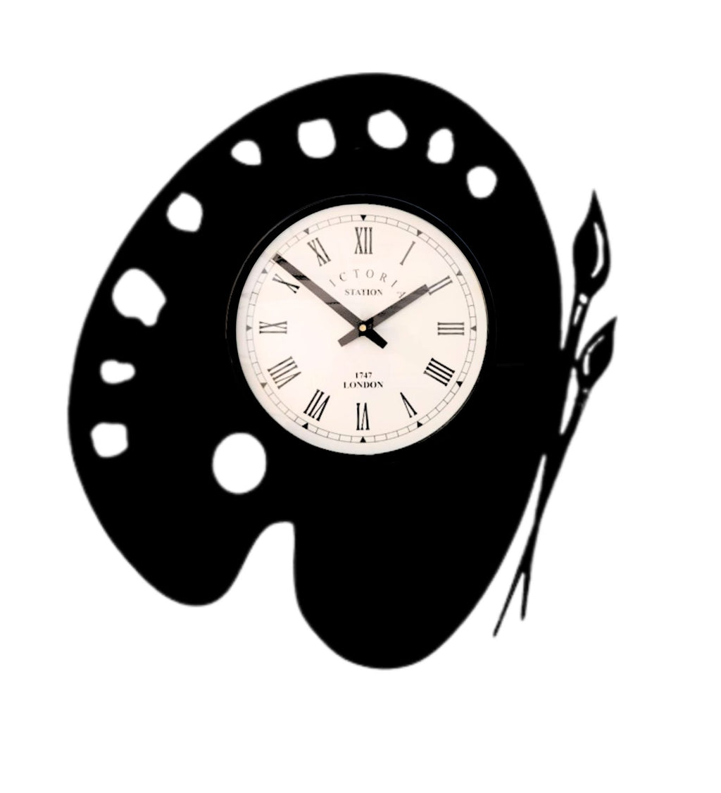 Artist Palette Wall Clock
