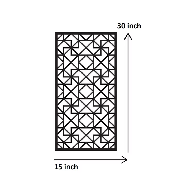 Rectangular Creative Pattern Panel