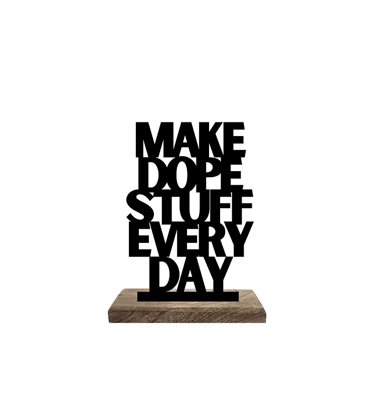 Dope Ideas, Daily Execution Set of 2 Table Décor