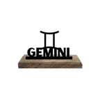 Gemini Sun Sign Set of 2 Table Décor