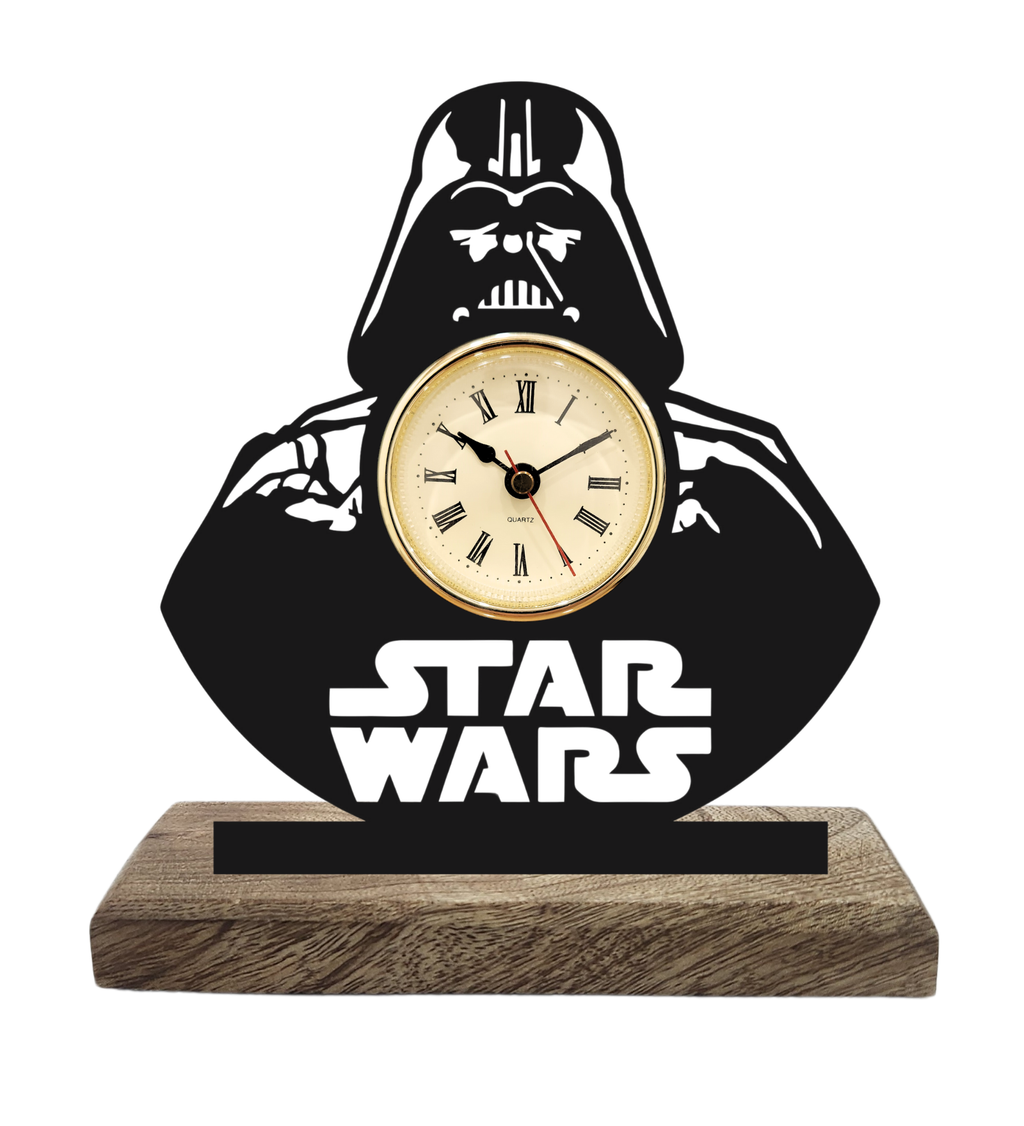 Darth Vader Star Wars Black Table Clock