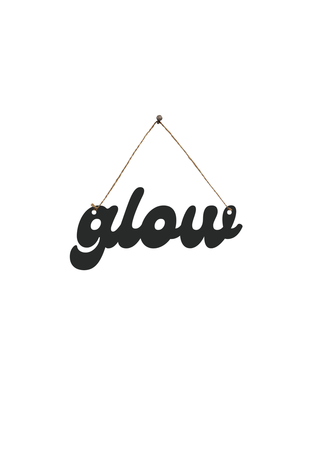 Glow Metal Hanging