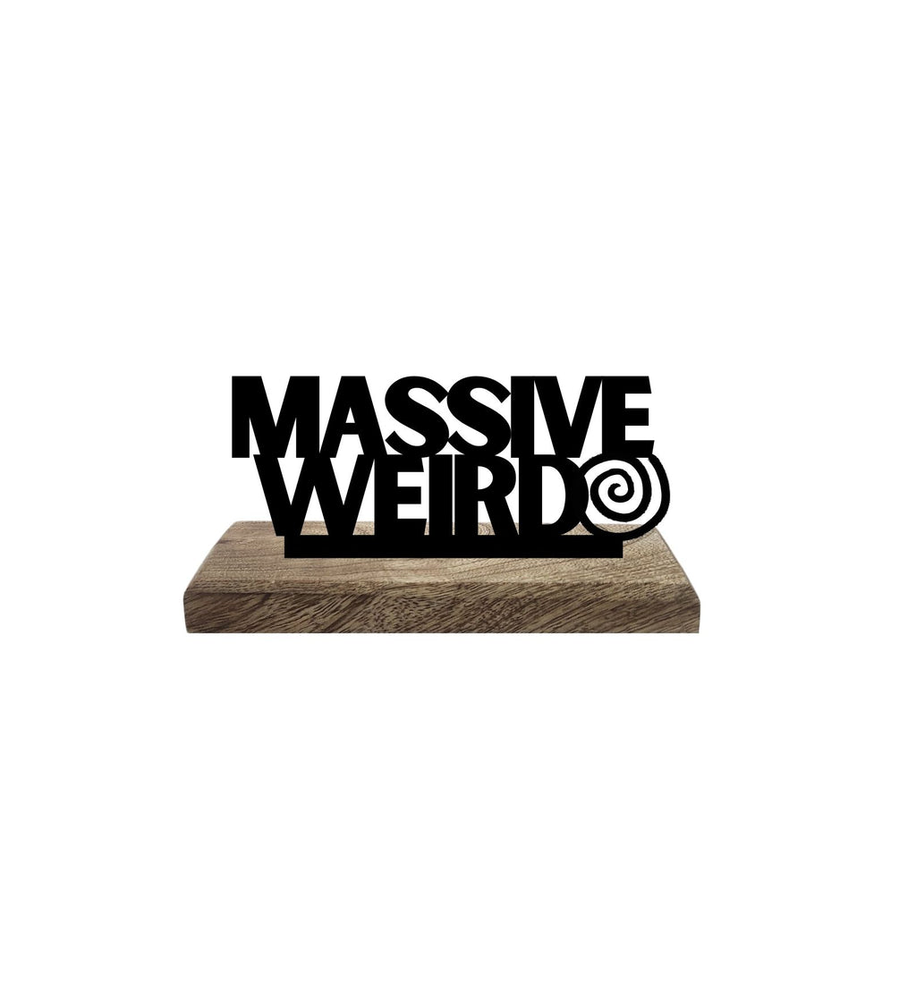 Eccentric & Adorable Psycho-Chic Set of 2 Table Décor